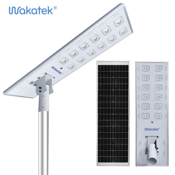 Wakatek 100w 120w all in one Solar Street Light 2