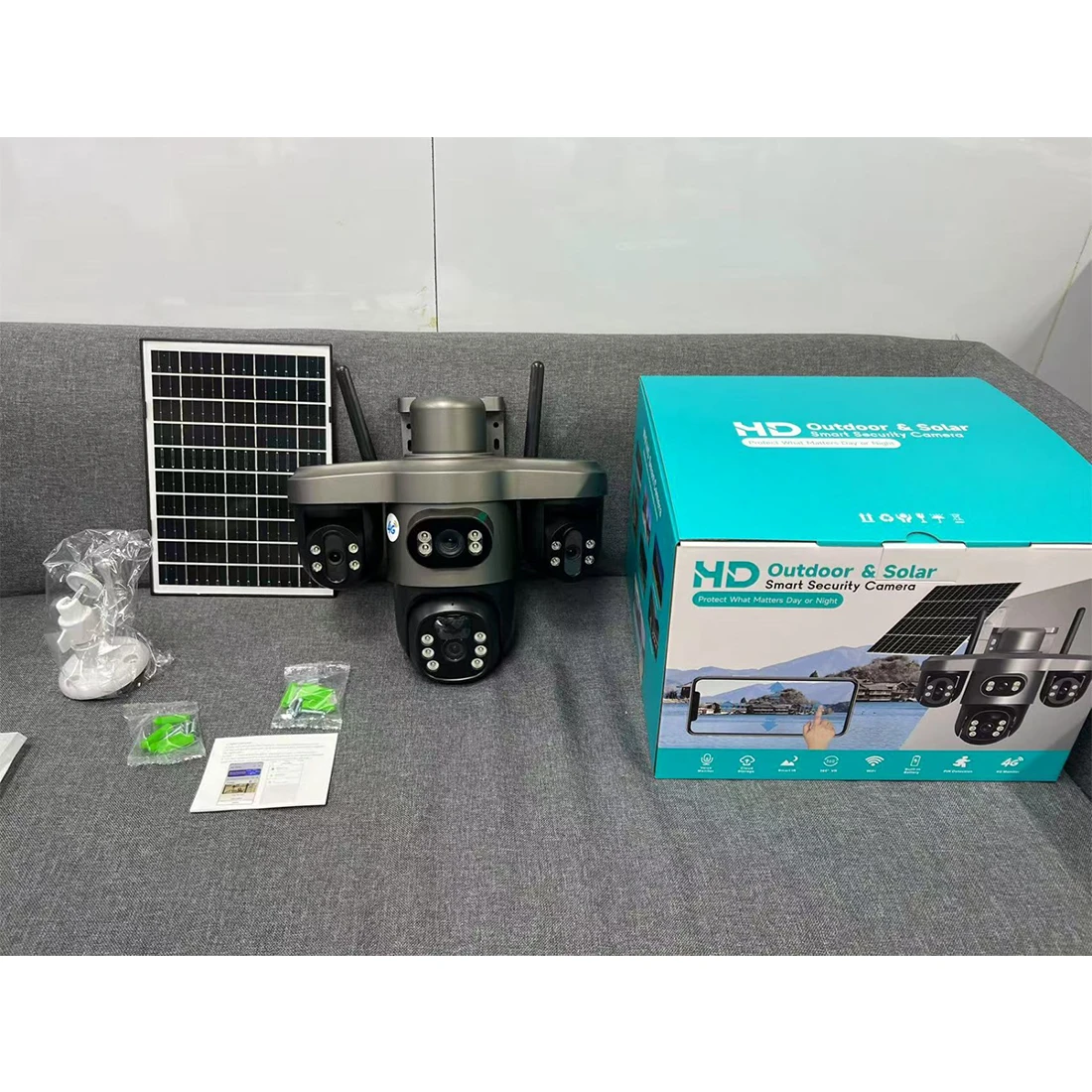 4G Solar CCTV Camera- HD Outdoor and Solar Smart Security Camera