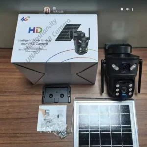 4G Wifi HD Intelligent Solar Energy Alert PTZ Camera With Solar Panel