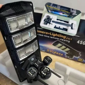 AI Solar Camera +Lighting 2 in 1 450W
