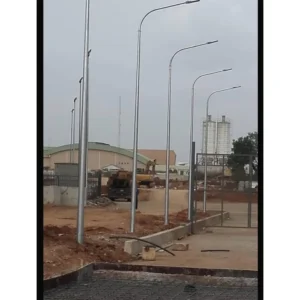 Galvanized Street Light pole