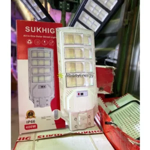 SUKHIG All In One Solar Street Light IP66 400W