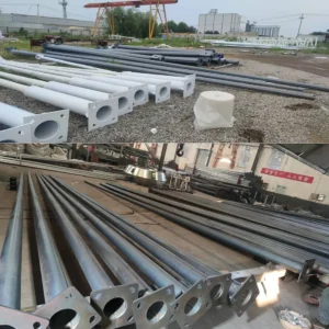 Solar Street Light Pole Galvanized