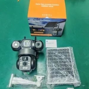 Solar Two Screen Camera Outdoor Solar - 4G WIFI Solar CCTV Camera With Solar Panel V380 Pro Smart Camera