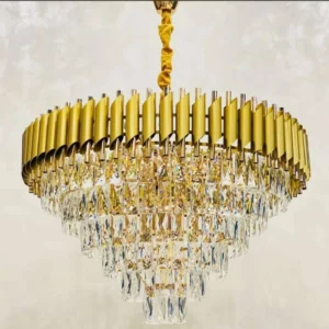 Crystal Chandelier Light- Elegant Modern Lighting for Living Room