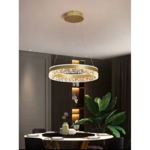 crystal chandelier ring light